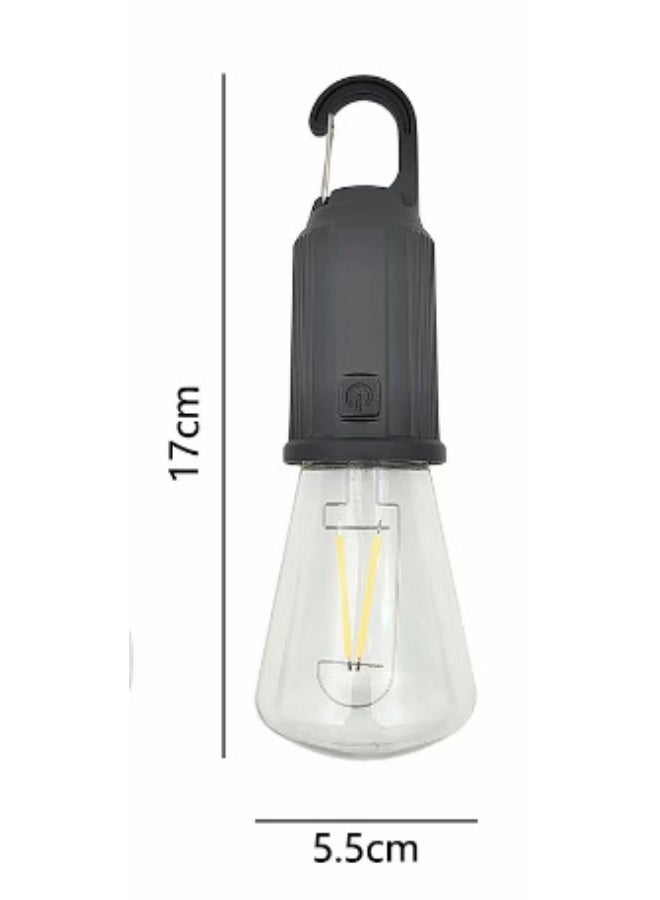 MANBO TYPE‑C Rechargeable Portable Thickened Retro Camping Ambient Light, LED Atmosphere Lamp for Outdoor & Indoor Use - Image 3